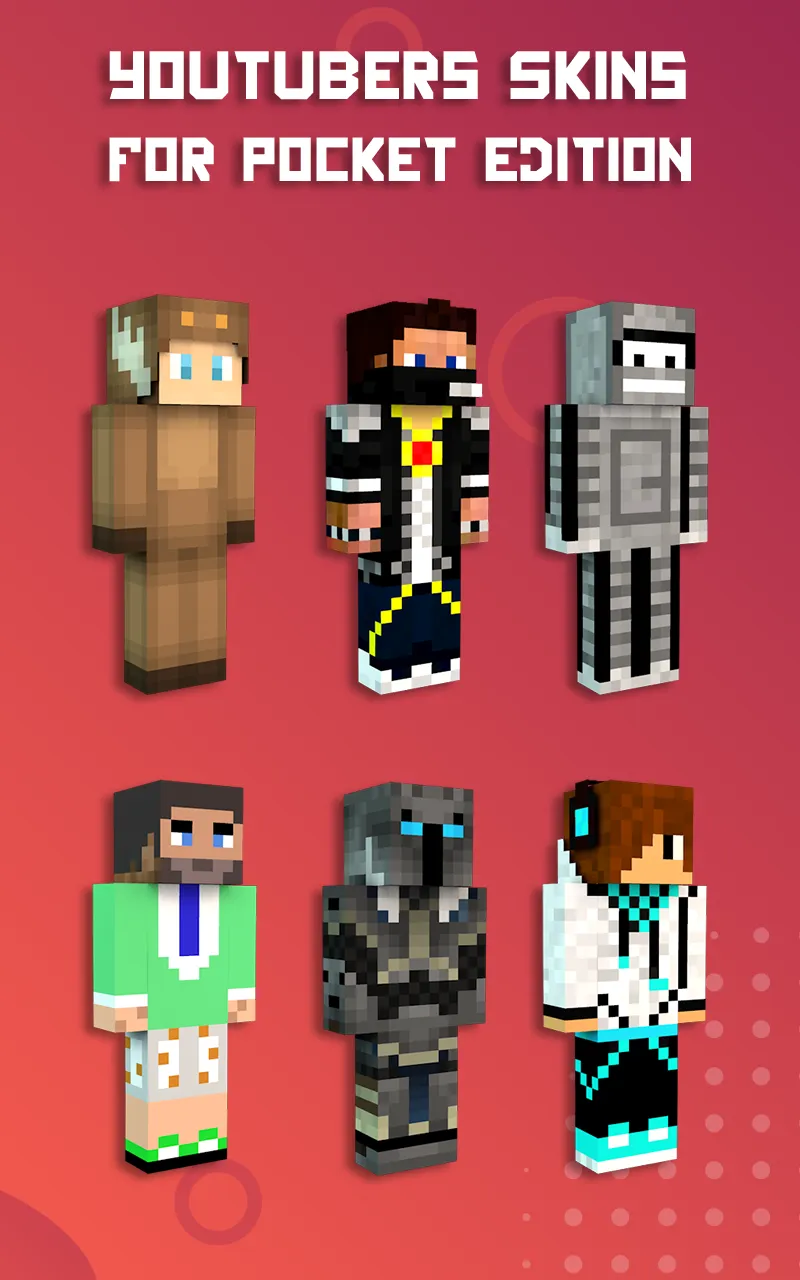 Youtubers Skins | Indus Appstore | Screenshot