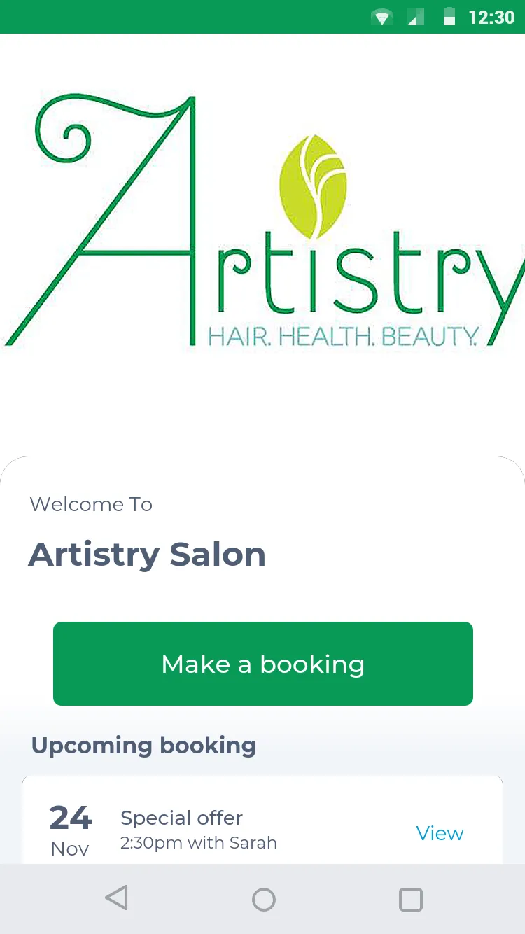 Artistry Salon | Indus Appstore | Screenshot