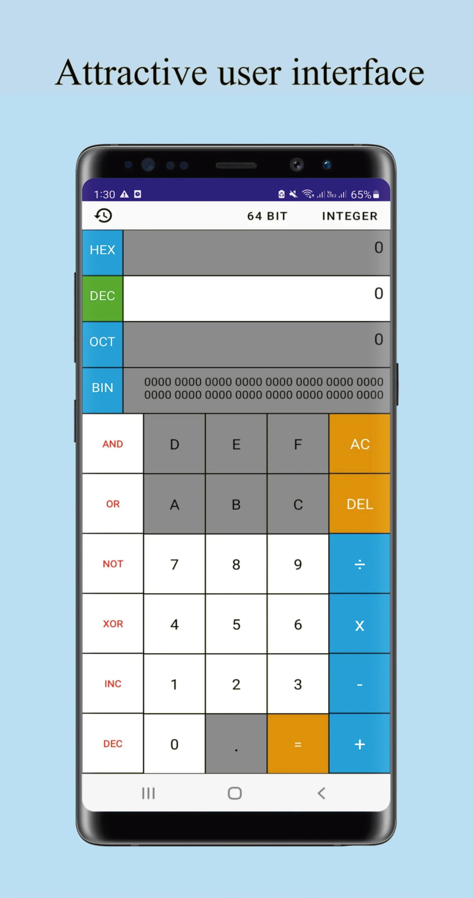 Programmer Calculator | Indus Appstore | Screenshot