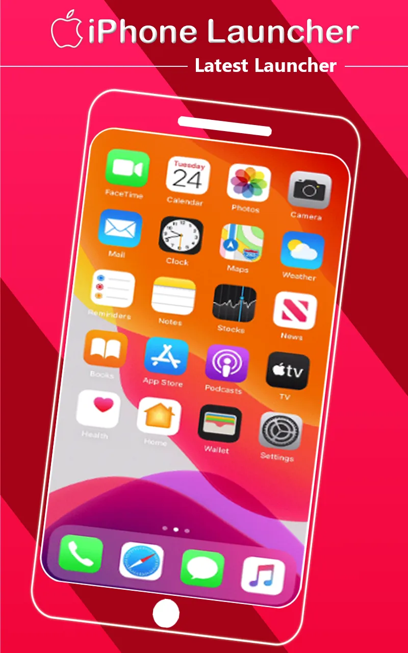 iPhone 8 Launcher | Indus Appstore | Screenshot