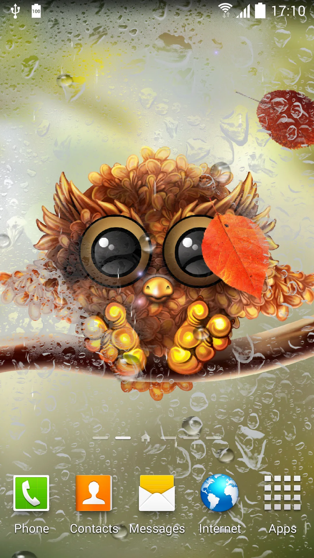 Autumn Little Owl Wallpaper | Indus Appstore | Screenshot