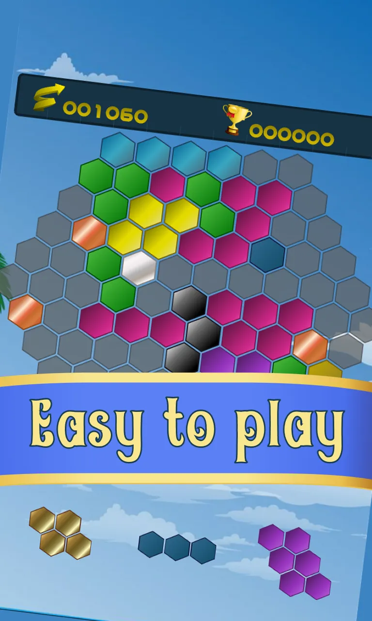 HexBlokz V+, hexa puzzle game | Indus Appstore | Screenshot