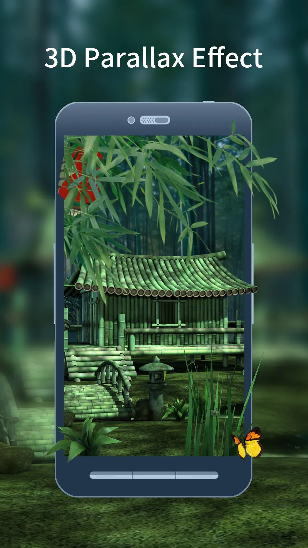 3D Bamboo House Live Wallpaper | Indus Appstore | Screenshot