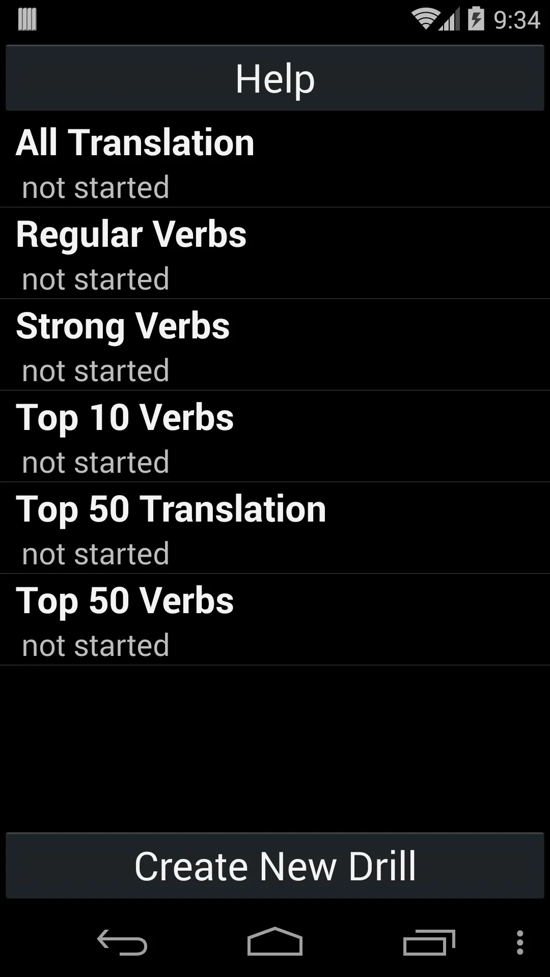 German Verb Trainer | Indus Appstore | Screenshot