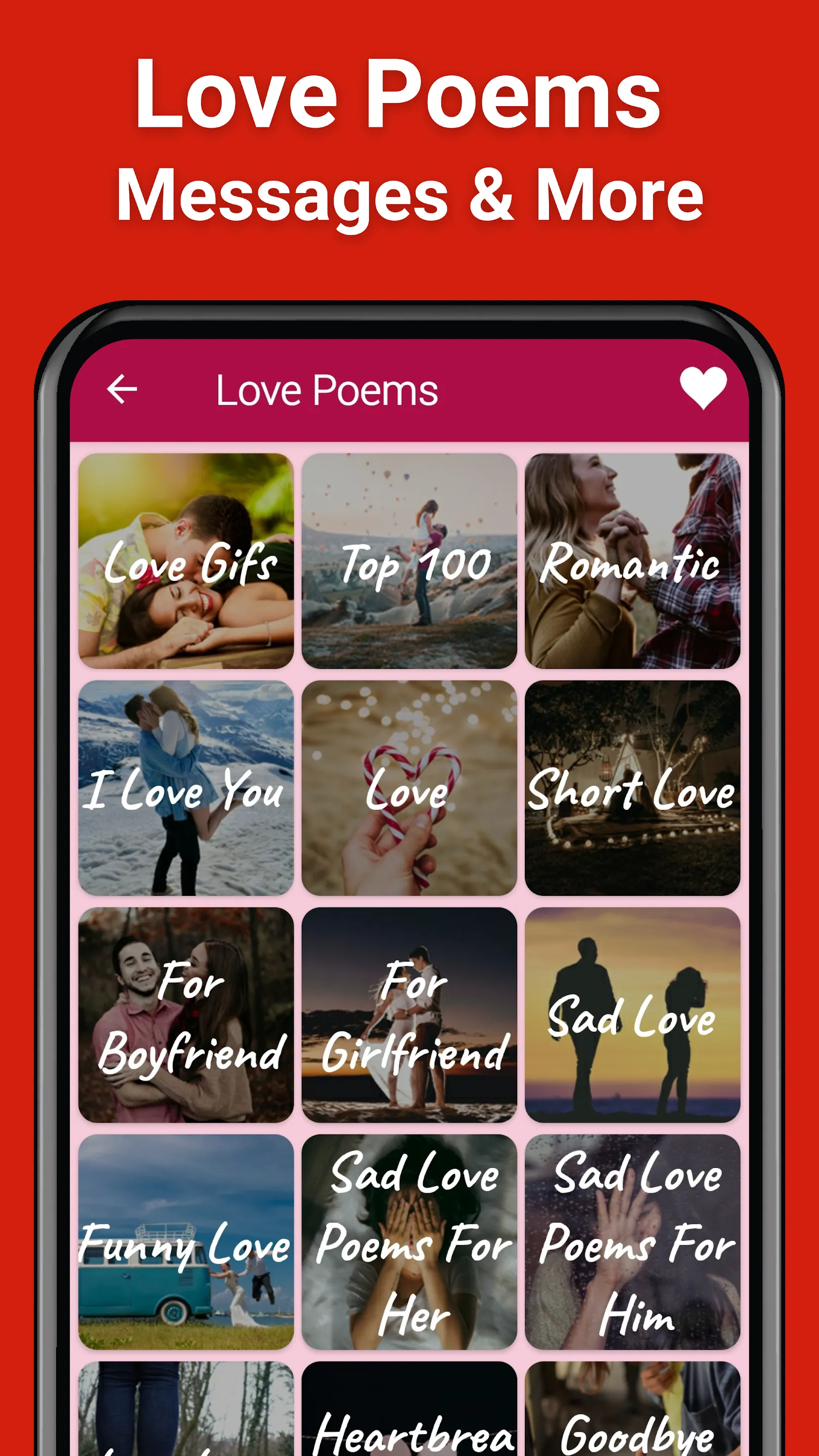 Love Poems for Him & Her | Indus Appstore | Screenshot