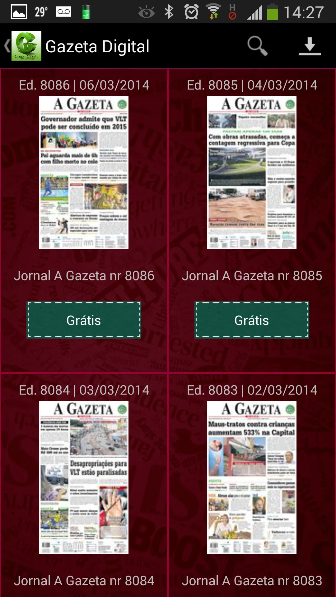 Gazeta Digital | Indus Appstore | Screenshot