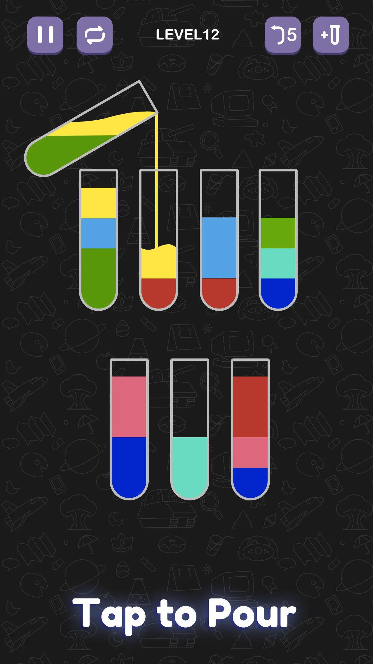 Water Sort Puzzle - Sort Color | Indus Appstore | Screenshot