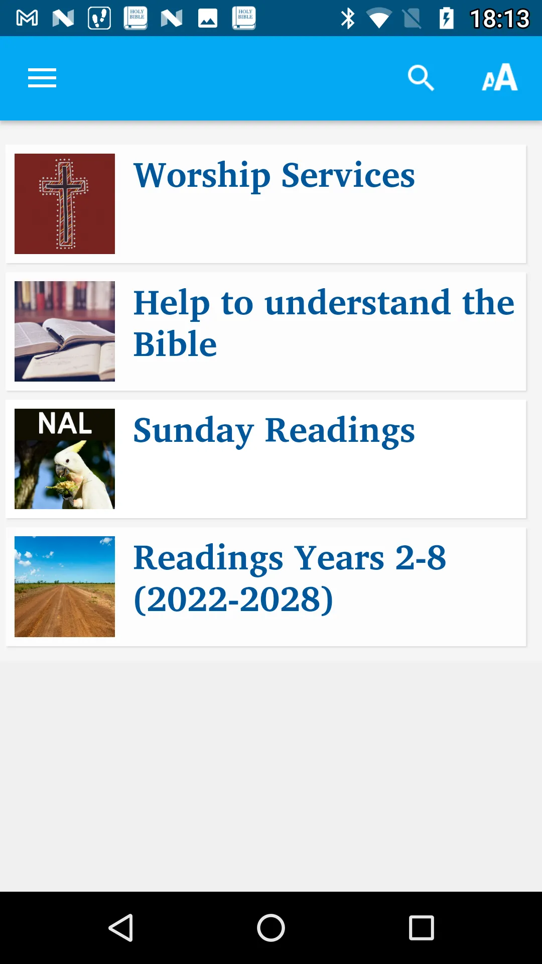 North Australian Lectionary | Indus Appstore | Screenshot