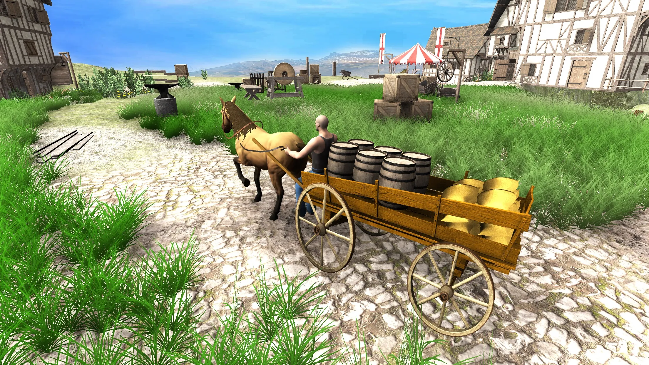 Horse Cart Transport Driving | Indus Appstore | Screenshot