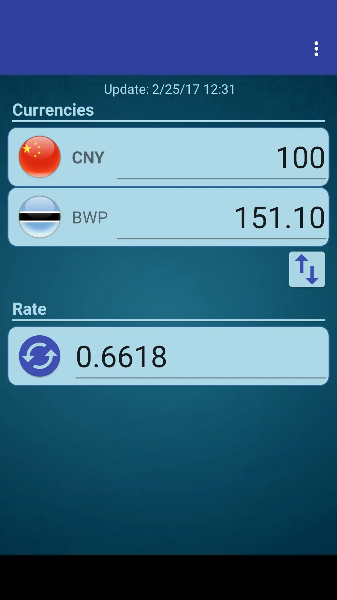 Chinese Yuan x Botswanan Pula | Indus Appstore | Screenshot