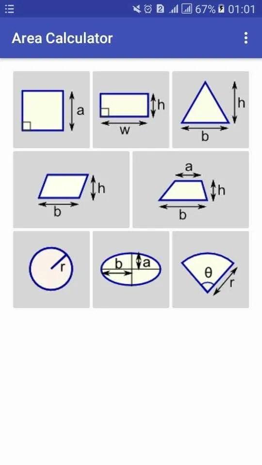 Area Calculator surface area f | Indus Appstore | Screenshot