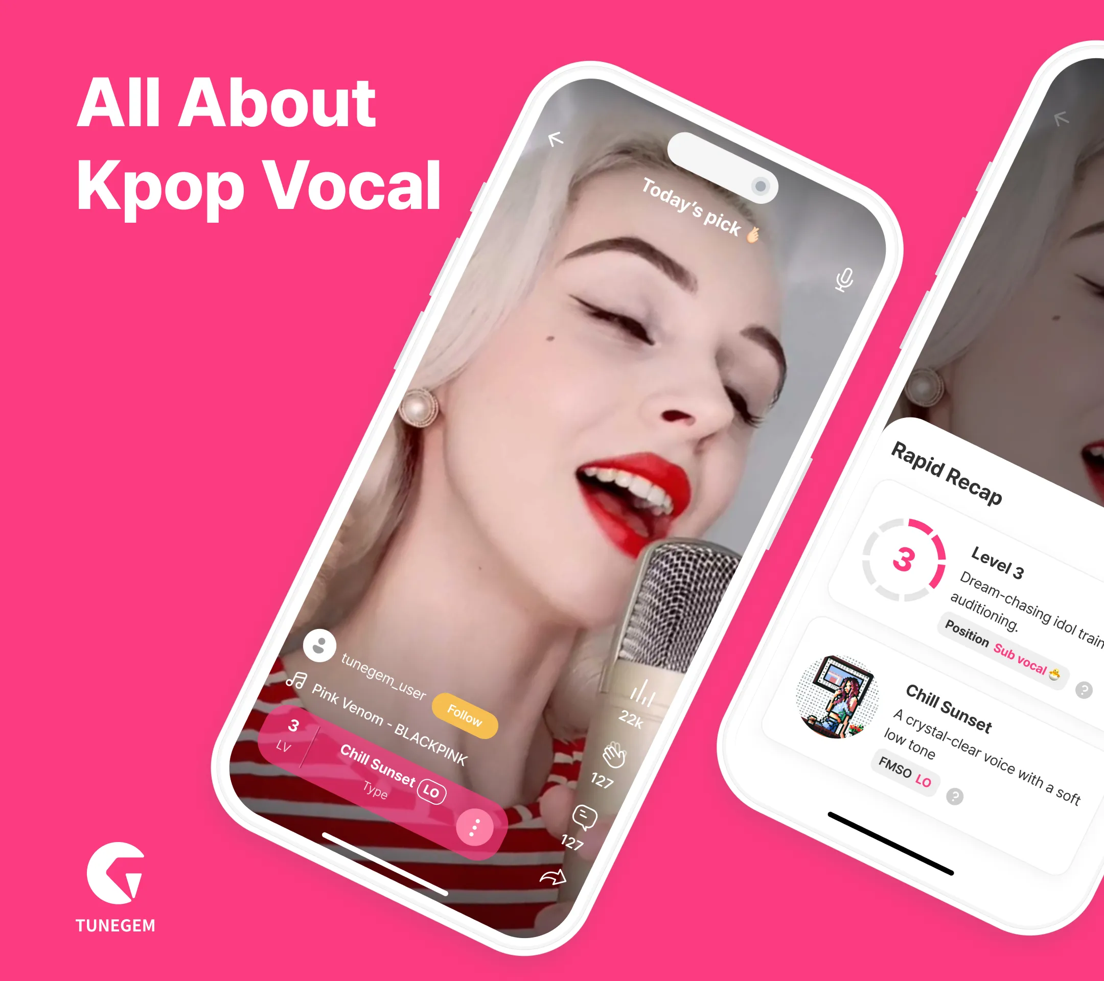 TUNEGEM : All About Kpop Vocal | Indus Appstore | Screenshot