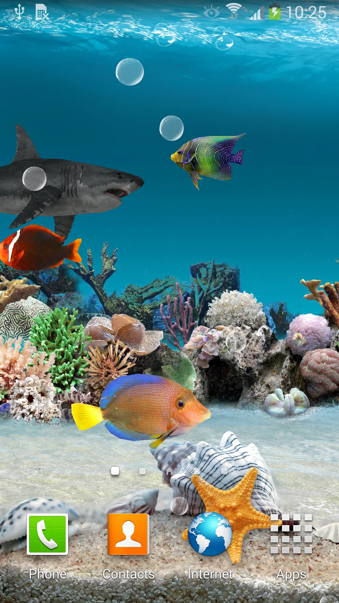 3D Aquarium Live Wallpaper | Indus Appstore | Screenshot
