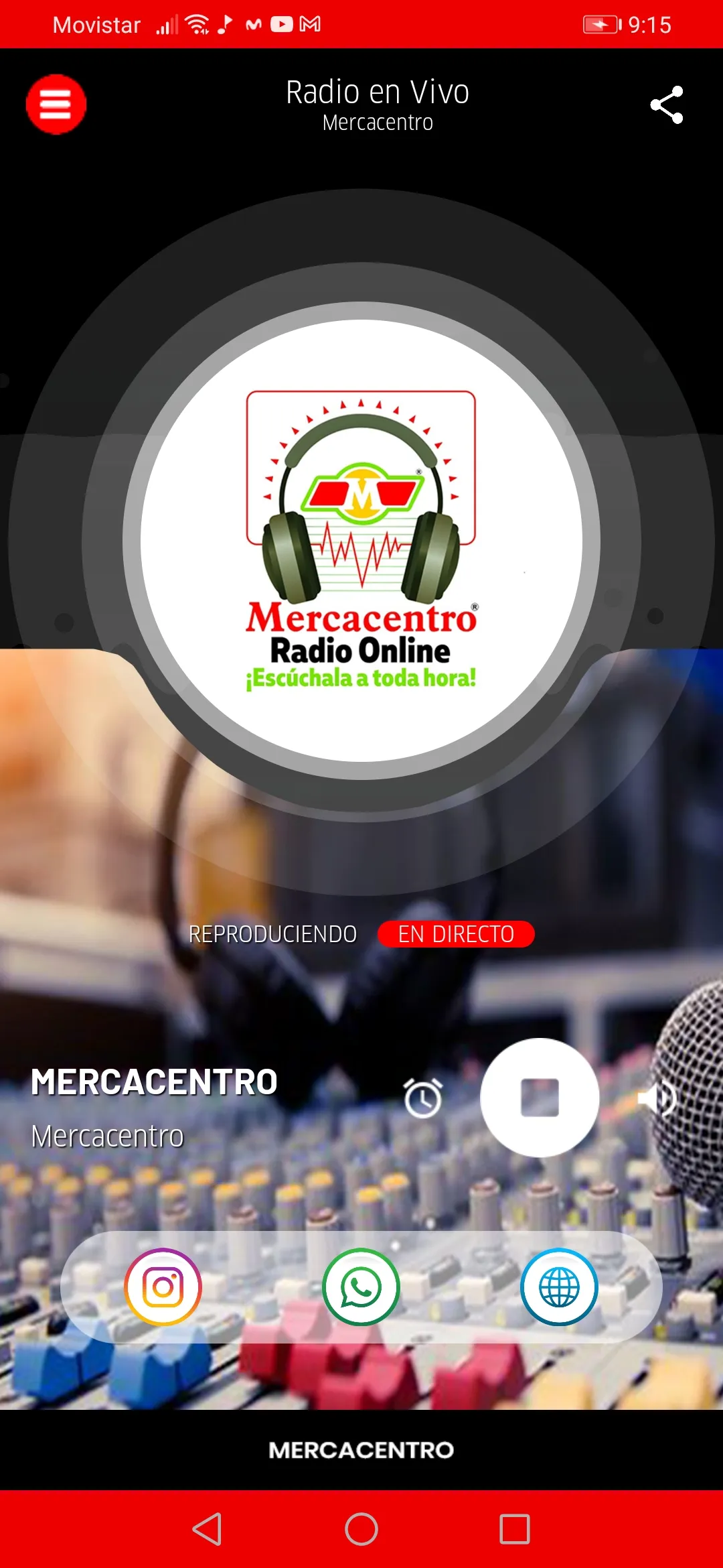 Mercacentro Radio | Indus Appstore | Screenshot