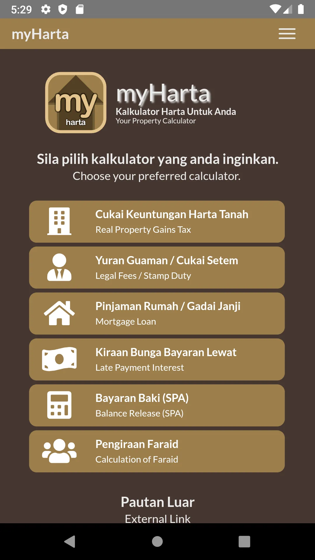 myHarta - Kalkulator Harta | Indus Appstore | Screenshot