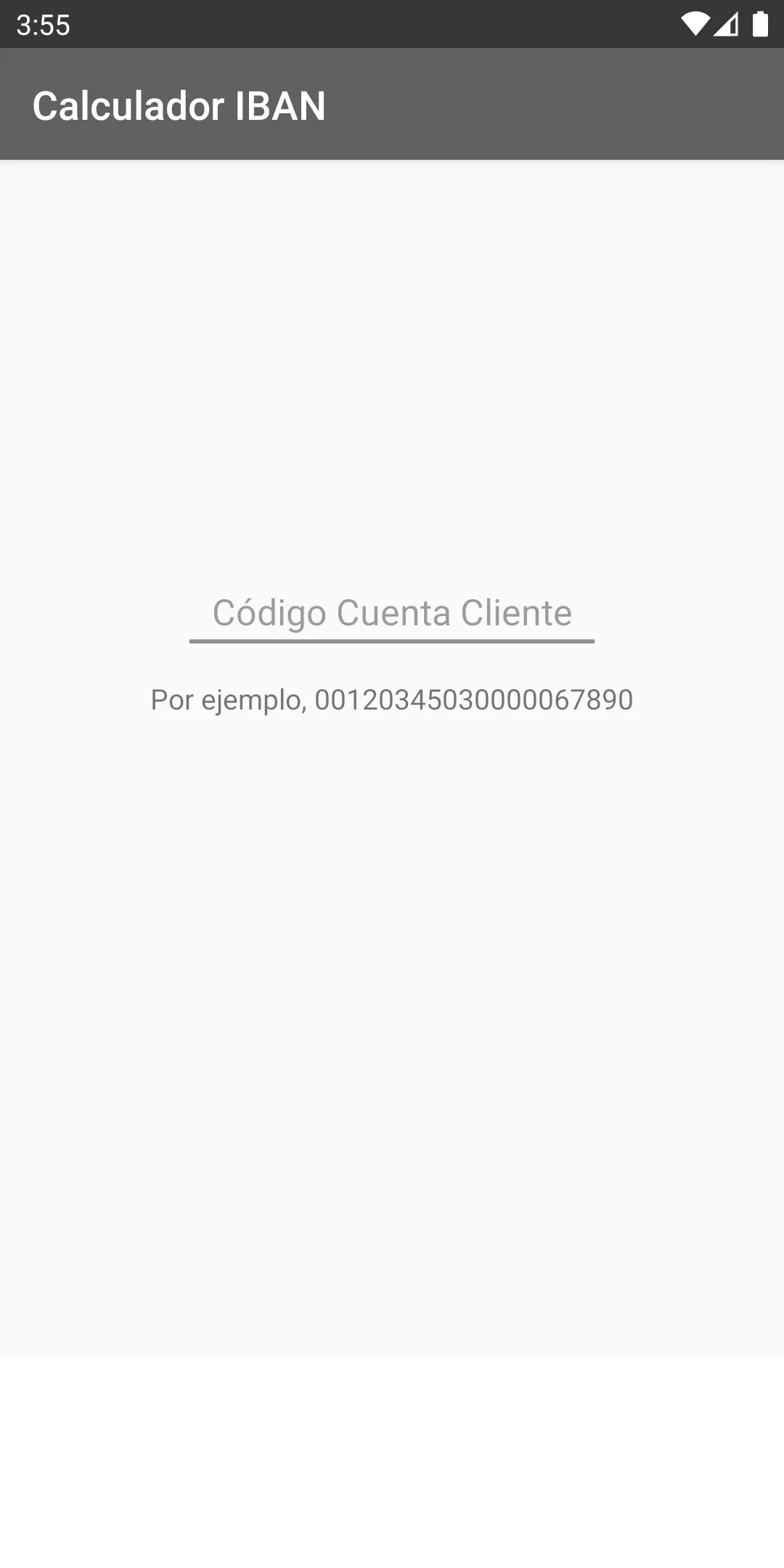 Calculador IBAN (España) | Indus Appstore | Screenshot