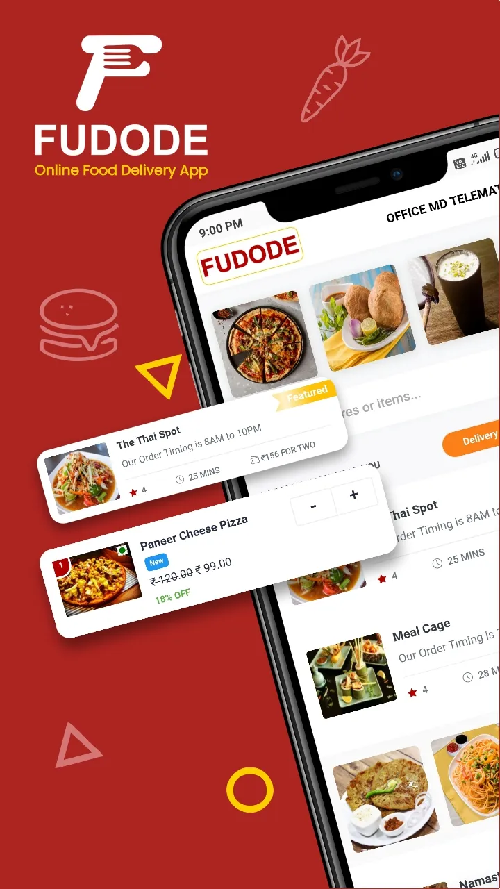 Fudode - Online Food Delivery | Indus Appstore | Screenshot