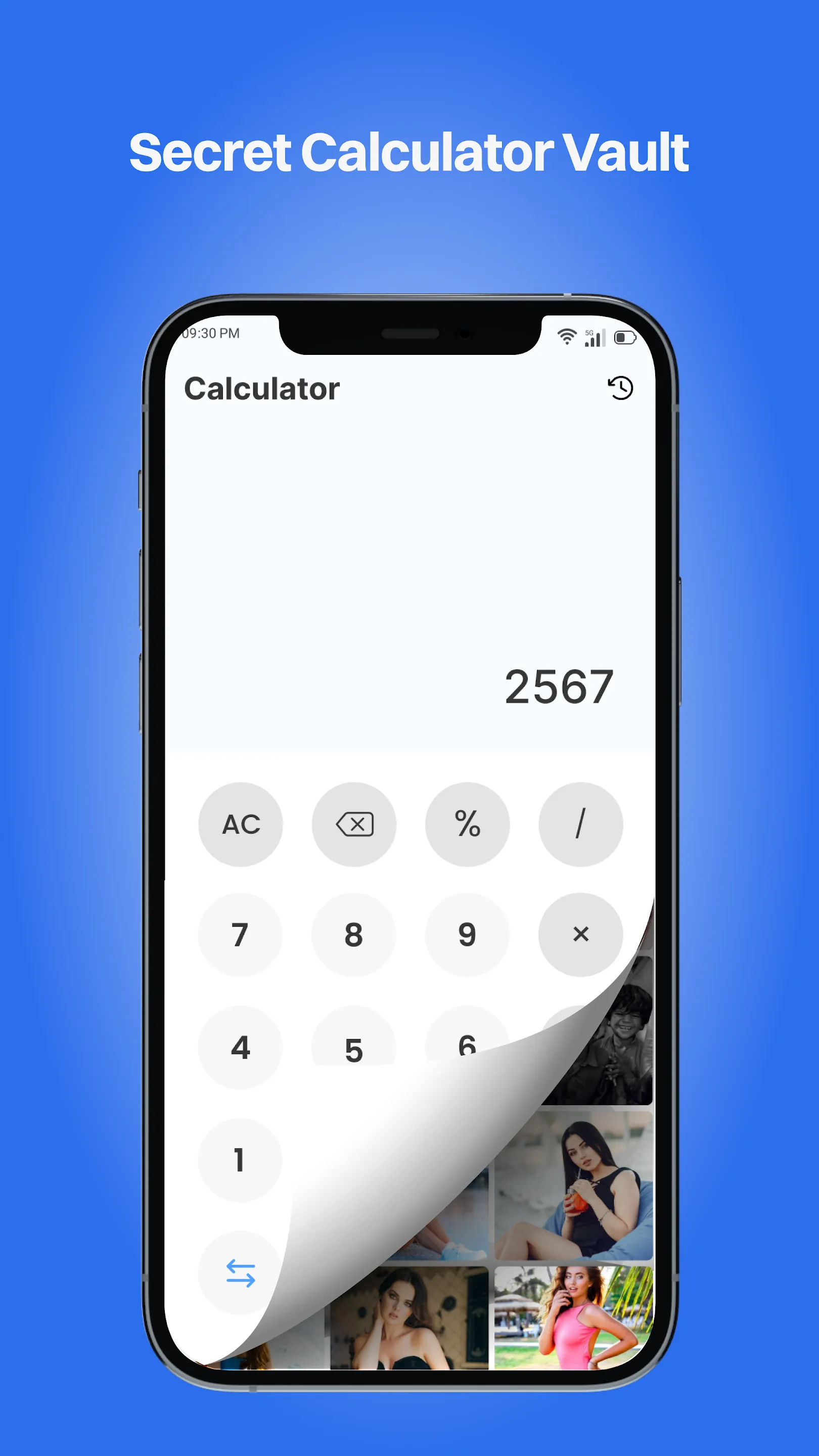 Calculator Vault Gallery Lock | Indus Appstore | Screenshot