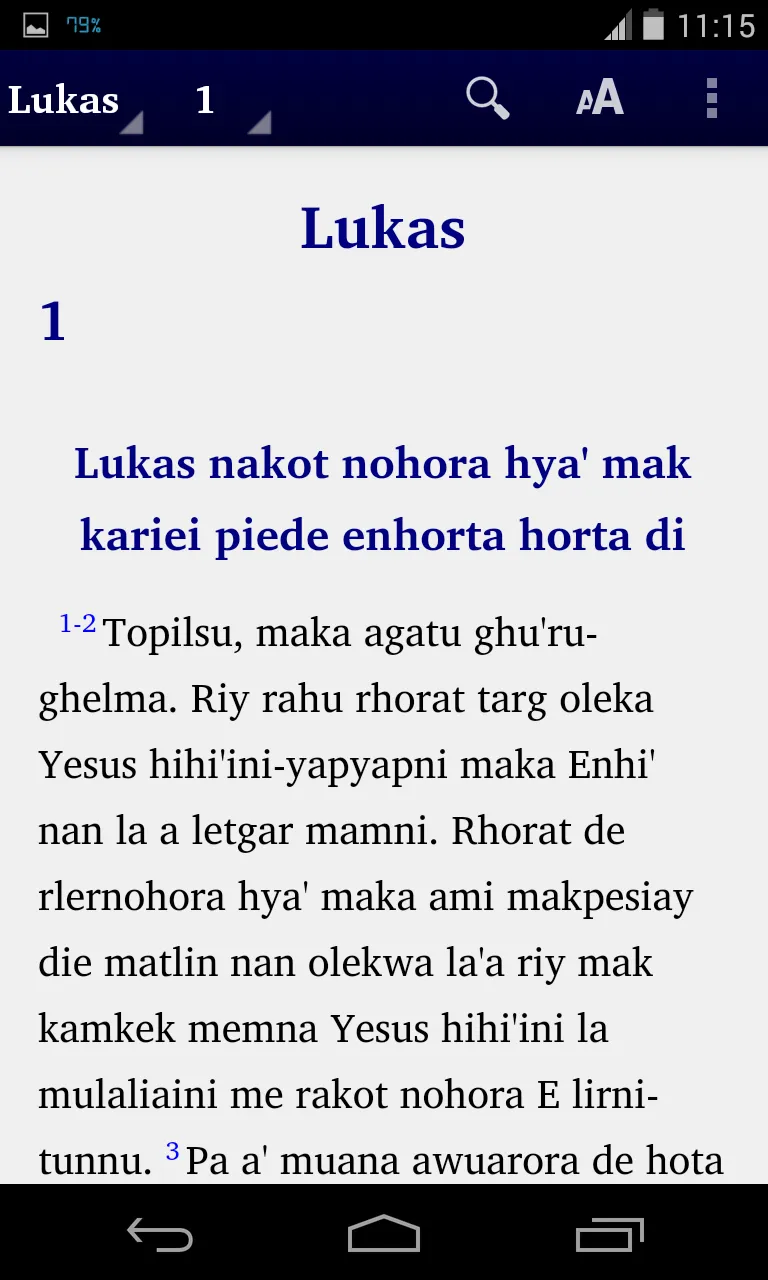 Alkitab Luang | Indus Appstore | Screenshot