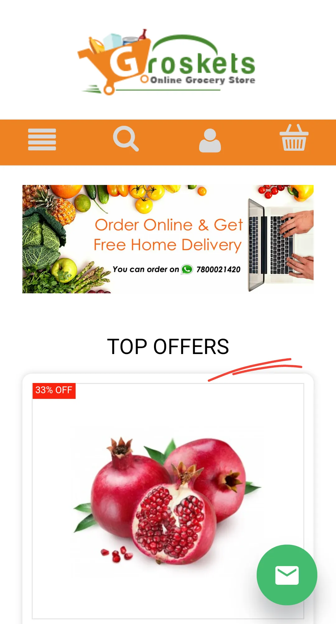 Groskets - Online Fruits, Vege | Indus Appstore | Screenshot