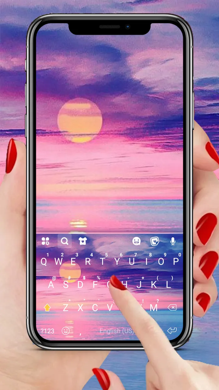 Ocean Sunset Keyboard Backgrou | Indus Appstore | Screenshot