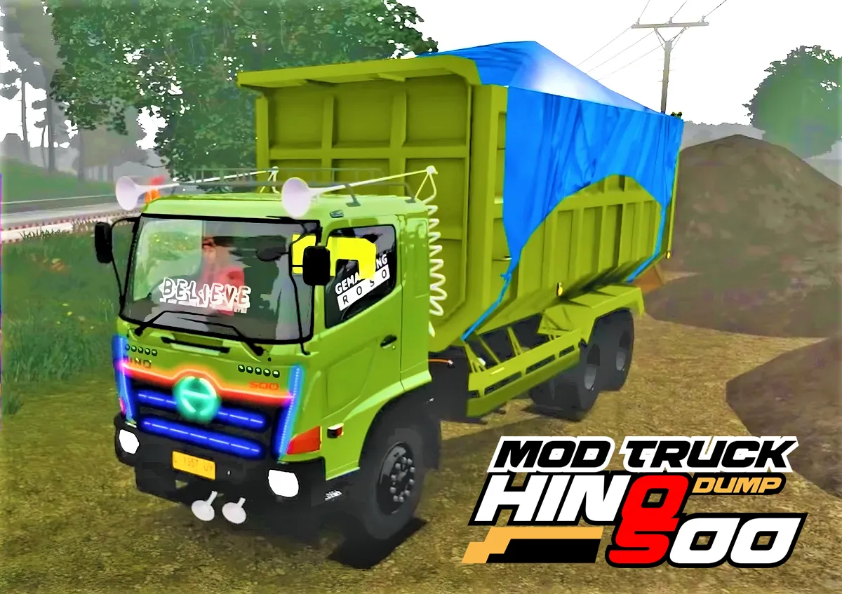 Mod Truck Hina 500 Dump | Indus Appstore | Screenshot