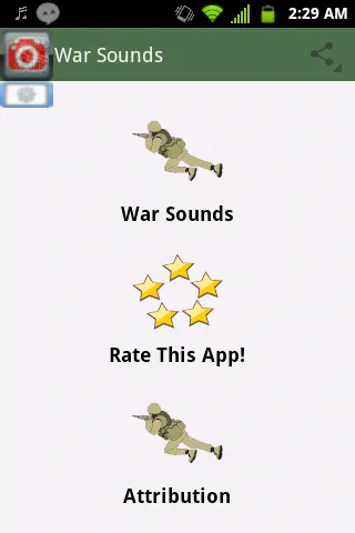 War Sounds, Battle Soundboard | Indus Appstore | Screenshot