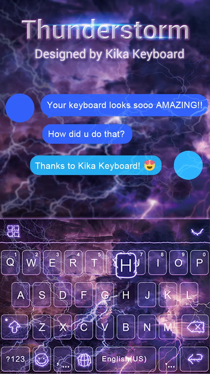 Thunderstorm Keyboard Backgrou | Indus Appstore | Screenshot