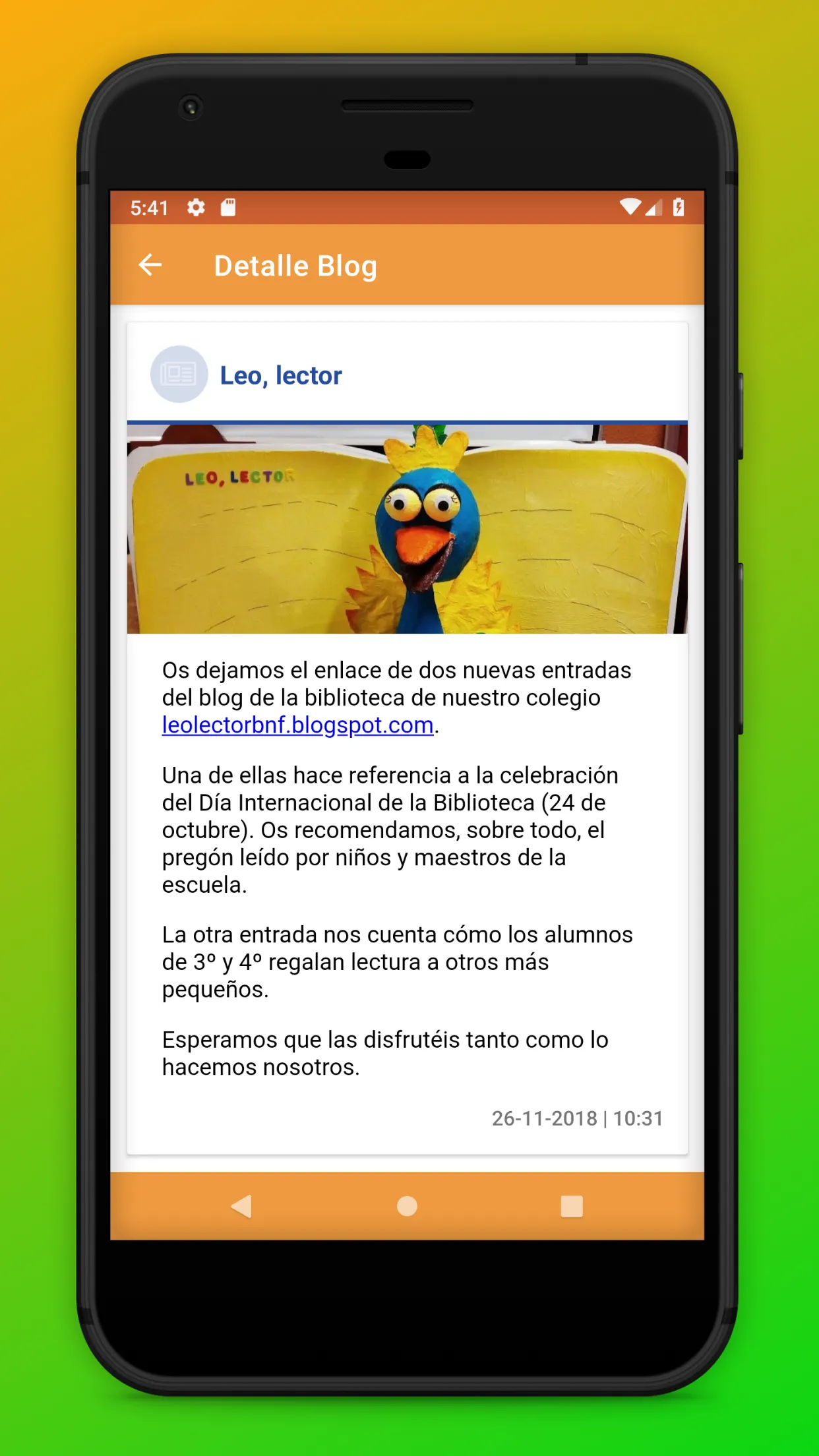 CEIP Víctor Mendoza | Indus Appstore | Screenshot