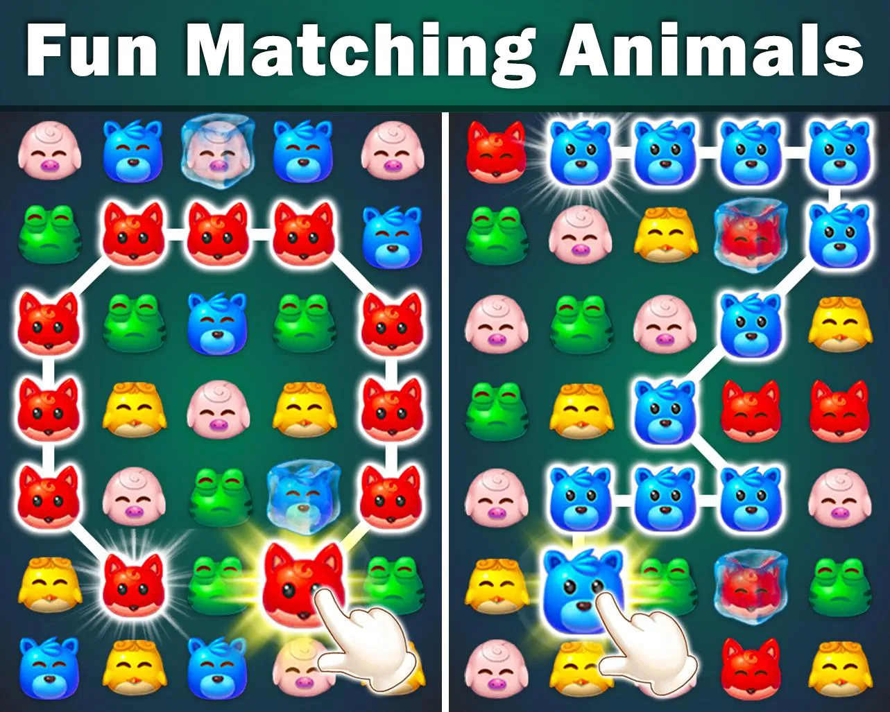 Connect Animal Matching Games | Indus Appstore | Screenshot