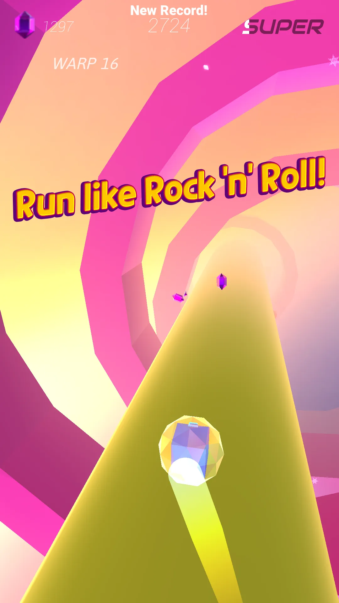 Warp and Roll : Space Tube Run | Indus Appstore | Screenshot