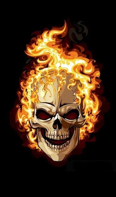 Flaming Skull Wallpapers | Indus Appstore | Screenshot