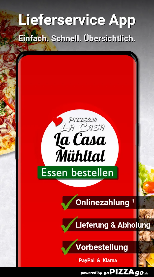 Pizzeria La Casa Mühltal | Indus Appstore | Screenshot