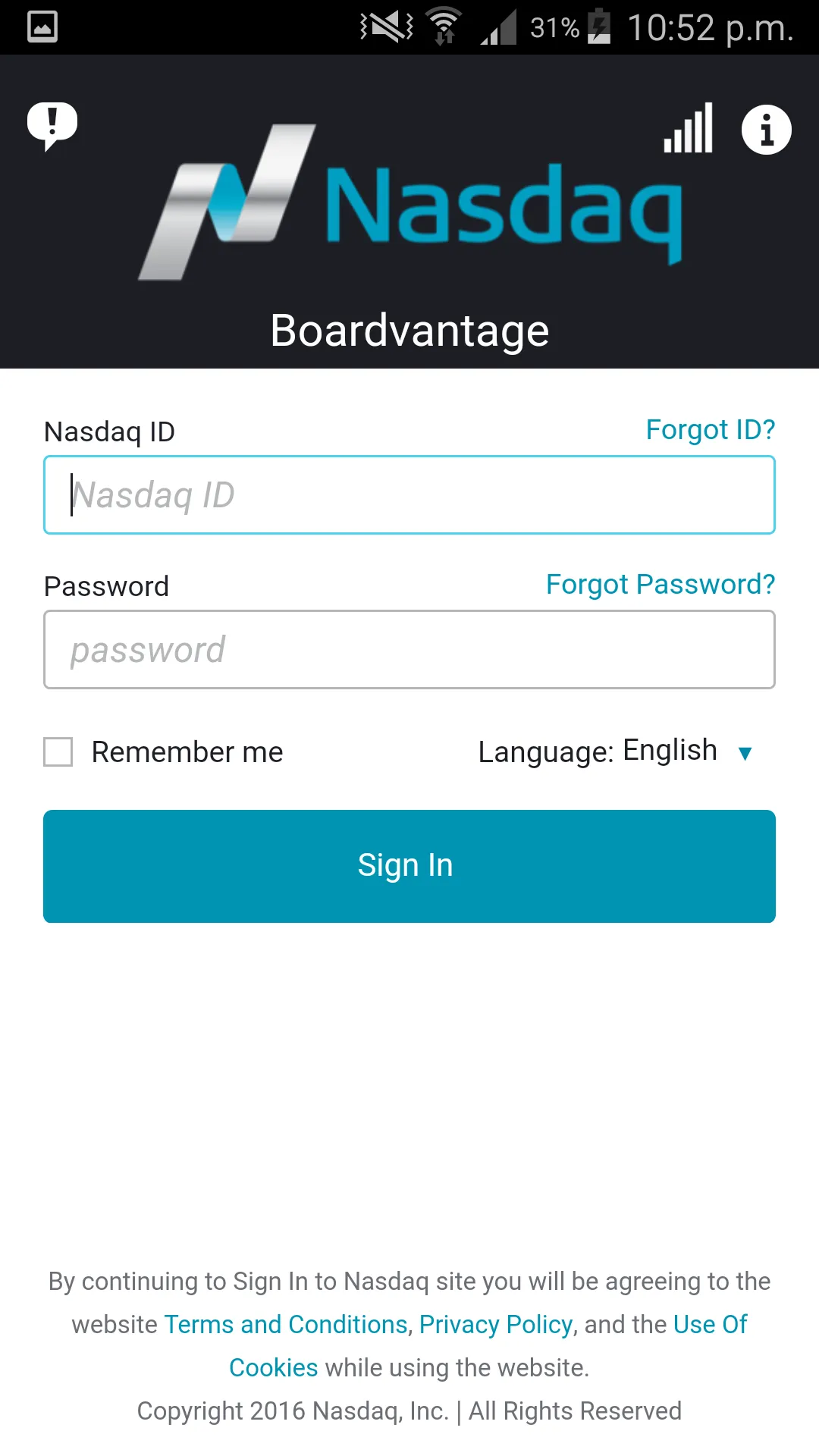 Nasdaq Boardvantage OnPrem | Indus Appstore | Screenshot