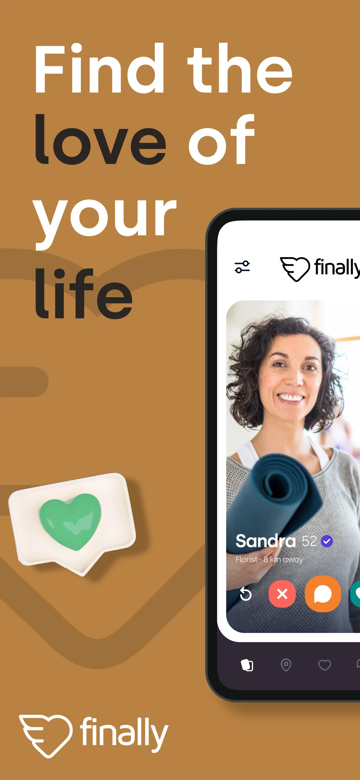 FINALLY: Mature singles dating | Indus Appstore | Screenshot