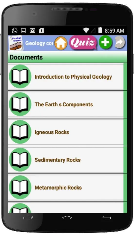 Geology courses | Indus Appstore | Screenshot