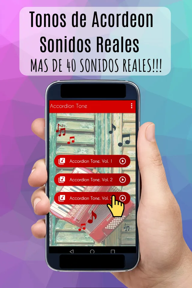 Tonos de acordeón, melodías. | Indus Appstore | Screenshot