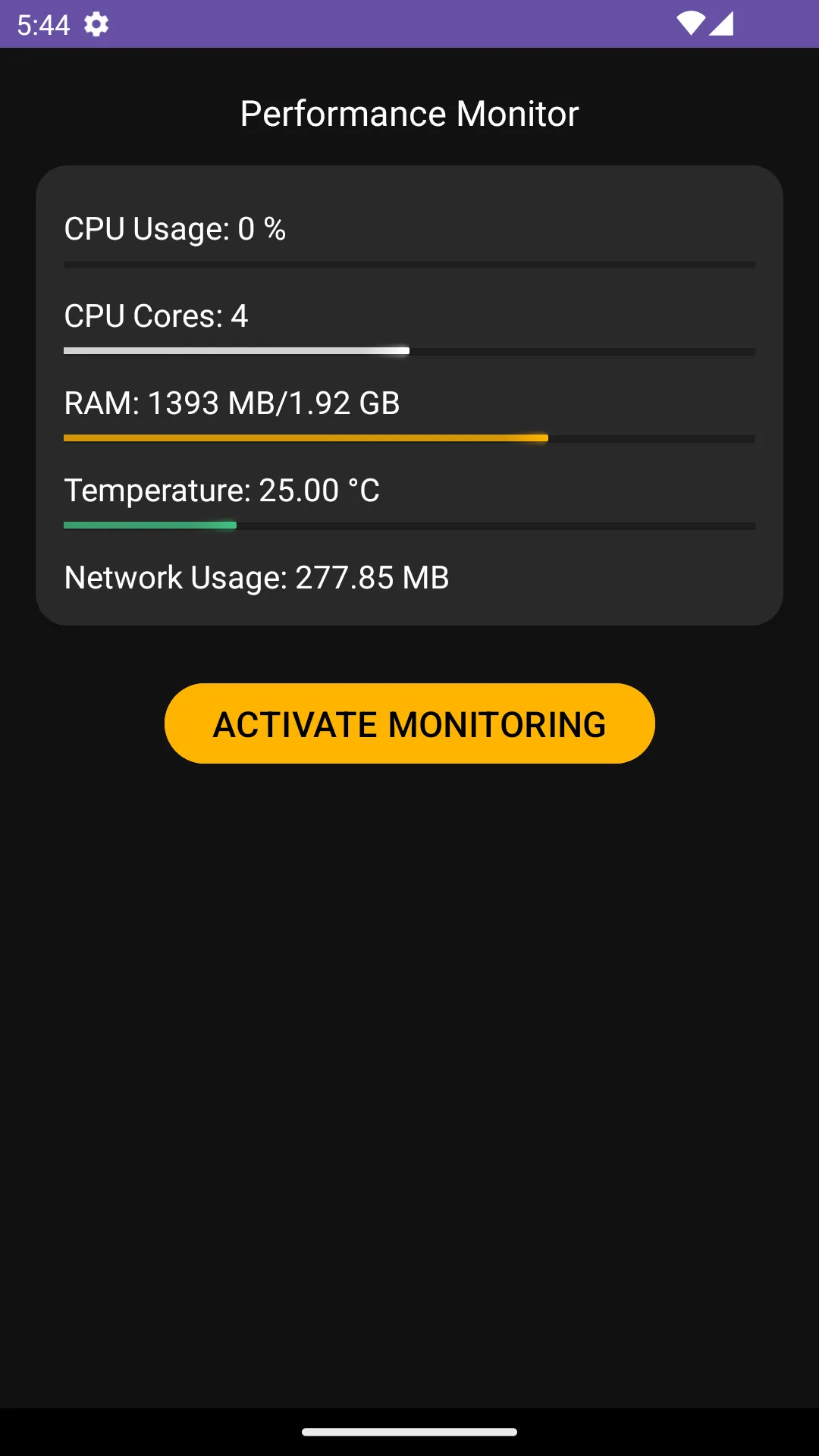 Performance Monitor | Indus Appstore | Screenshot