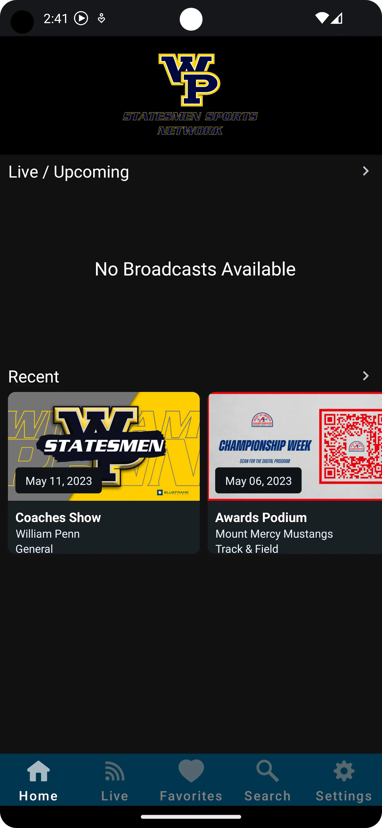 Statesmen Sports Network | Indus Appstore | Screenshot