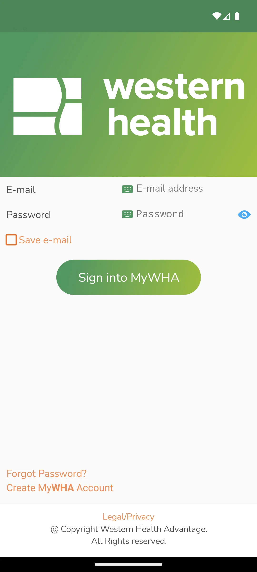 Western Health Advantage MyWHA | Indus Appstore | Screenshot