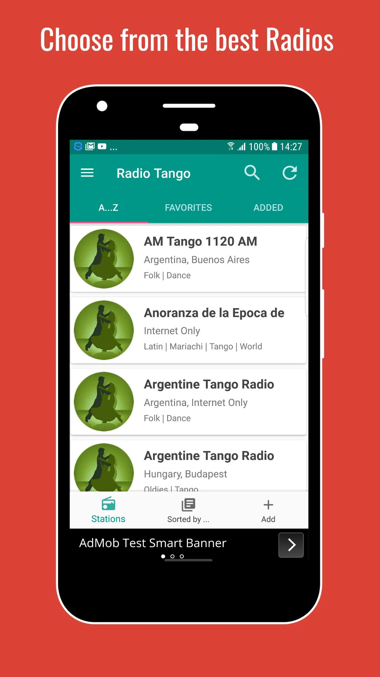 Tango Music Radio Worldwide | Indus Appstore | Screenshot