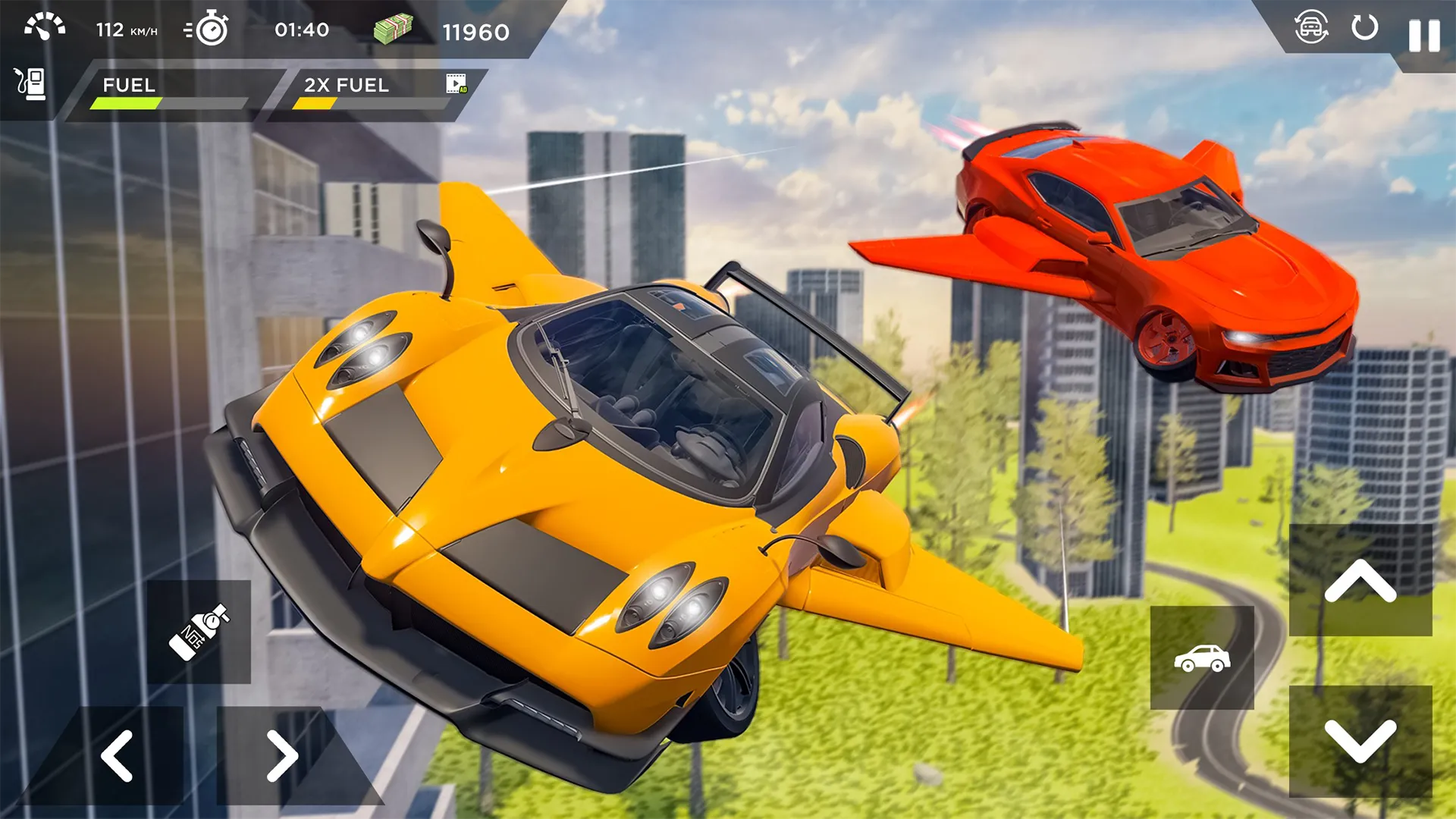 Real Sports Flying Car 3d | Indus Appstore | Screenshot