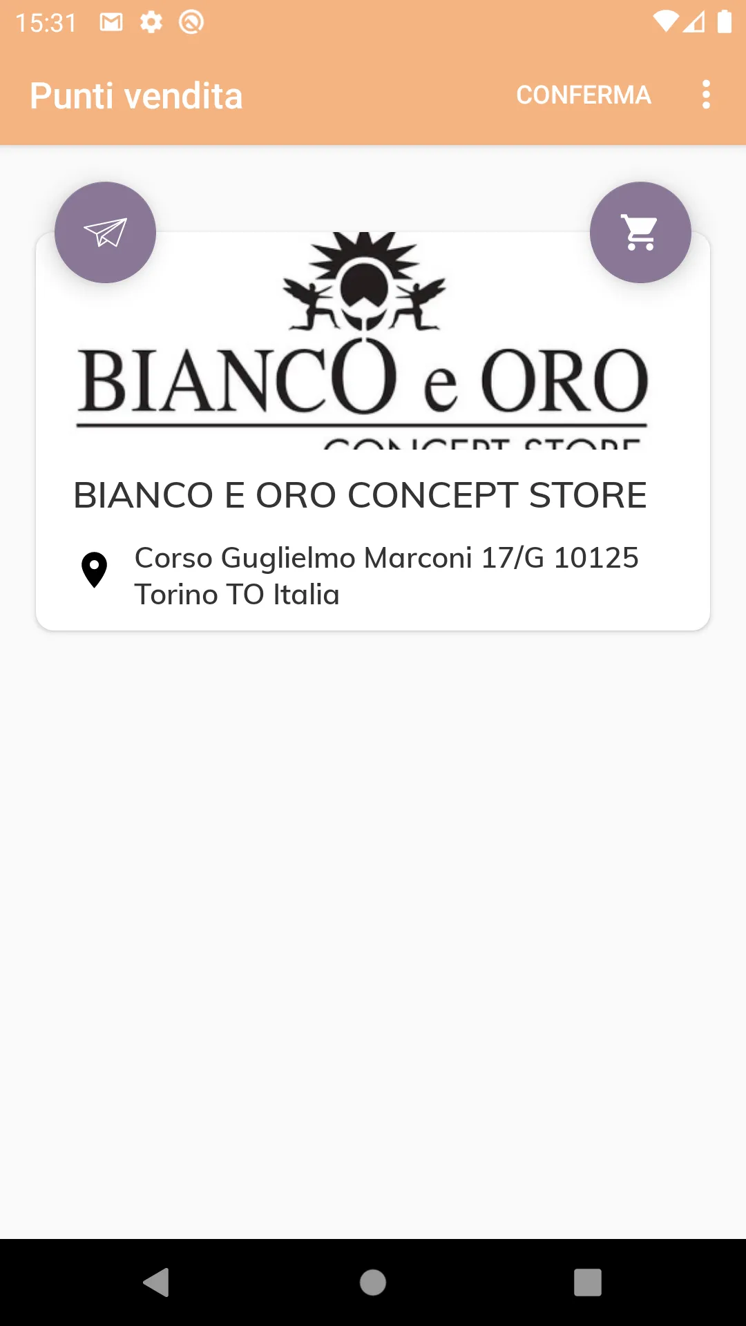 Bianco & Oro Concept Store | Indus Appstore | Screenshot