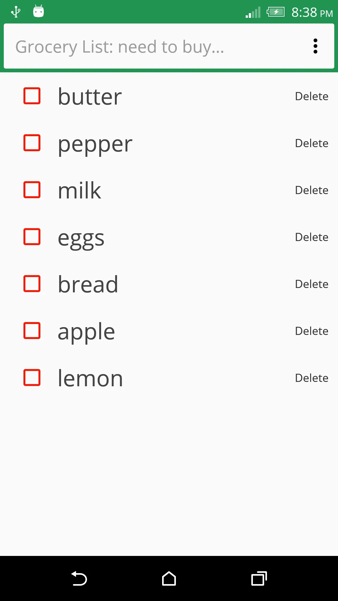 Need to Buy - Grocery List | Indus Appstore | Screenshot