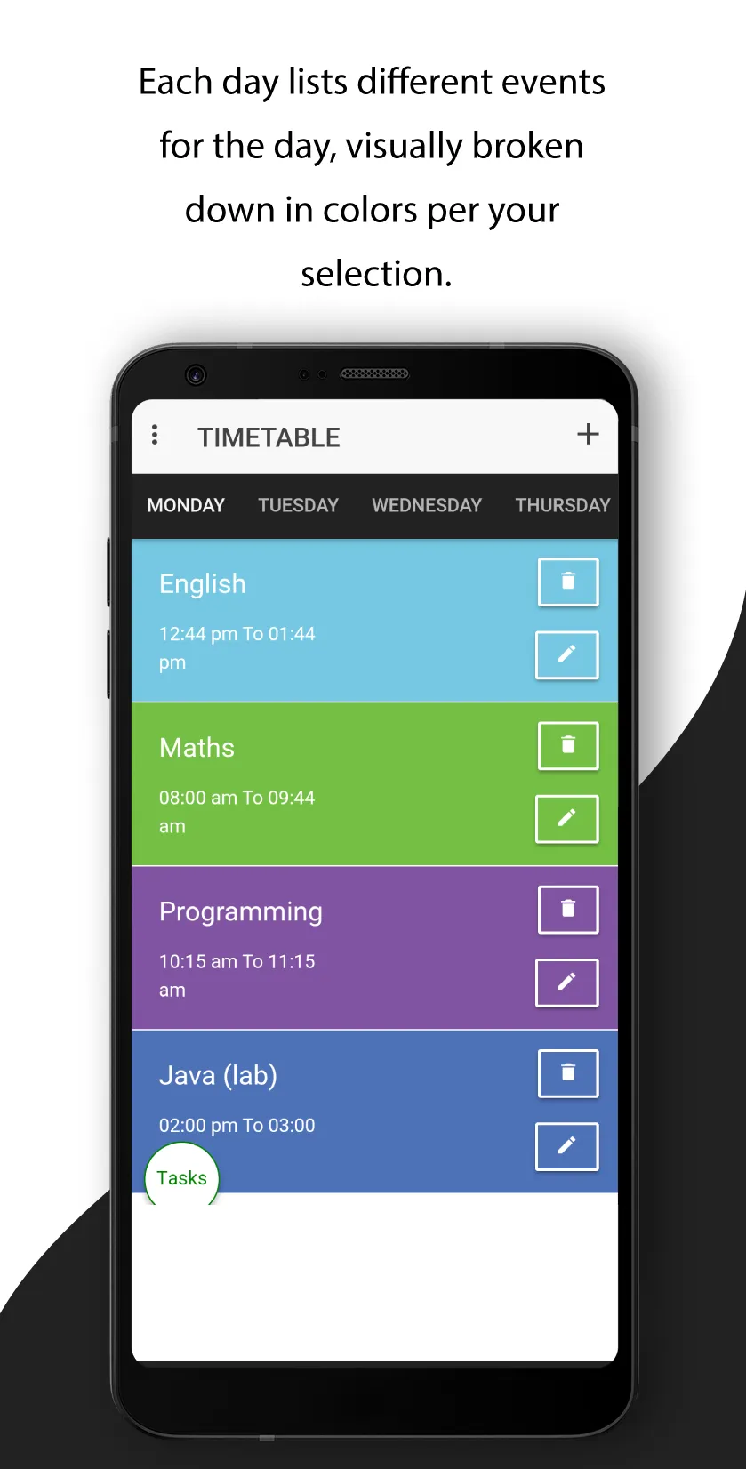 Time Table -  Schedule Maker | Indus Appstore | Screenshot