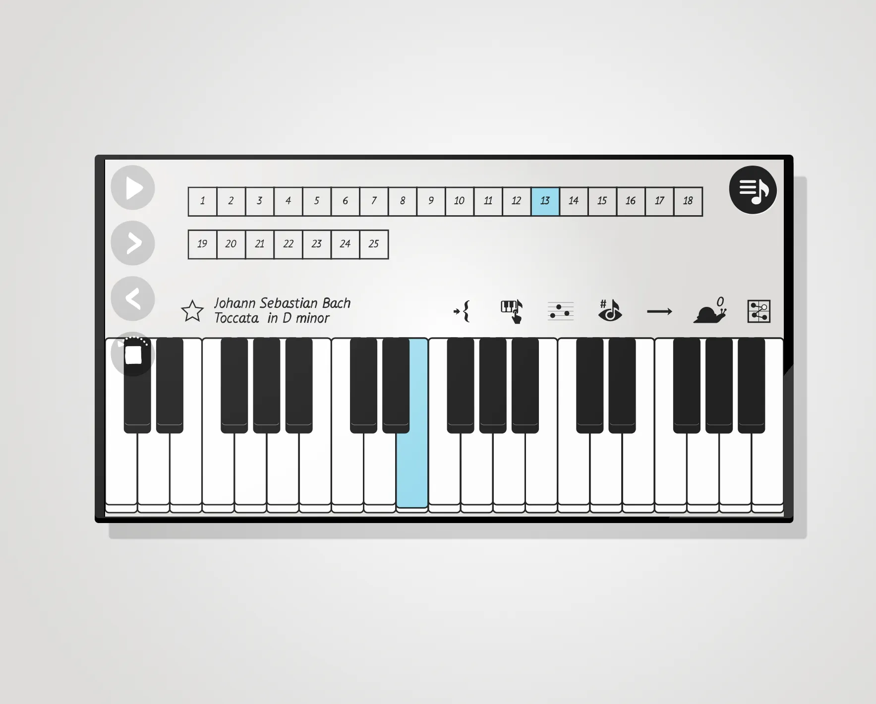 Pianizator 22: piano tutorials | Indus Appstore | Screenshot