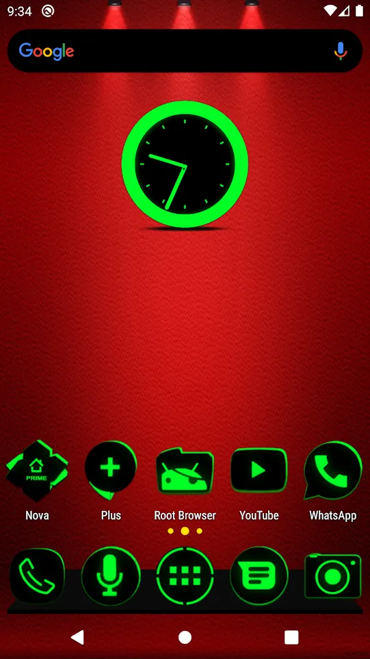 Flat Black and Green IconPack | Indus Appstore | Screenshot