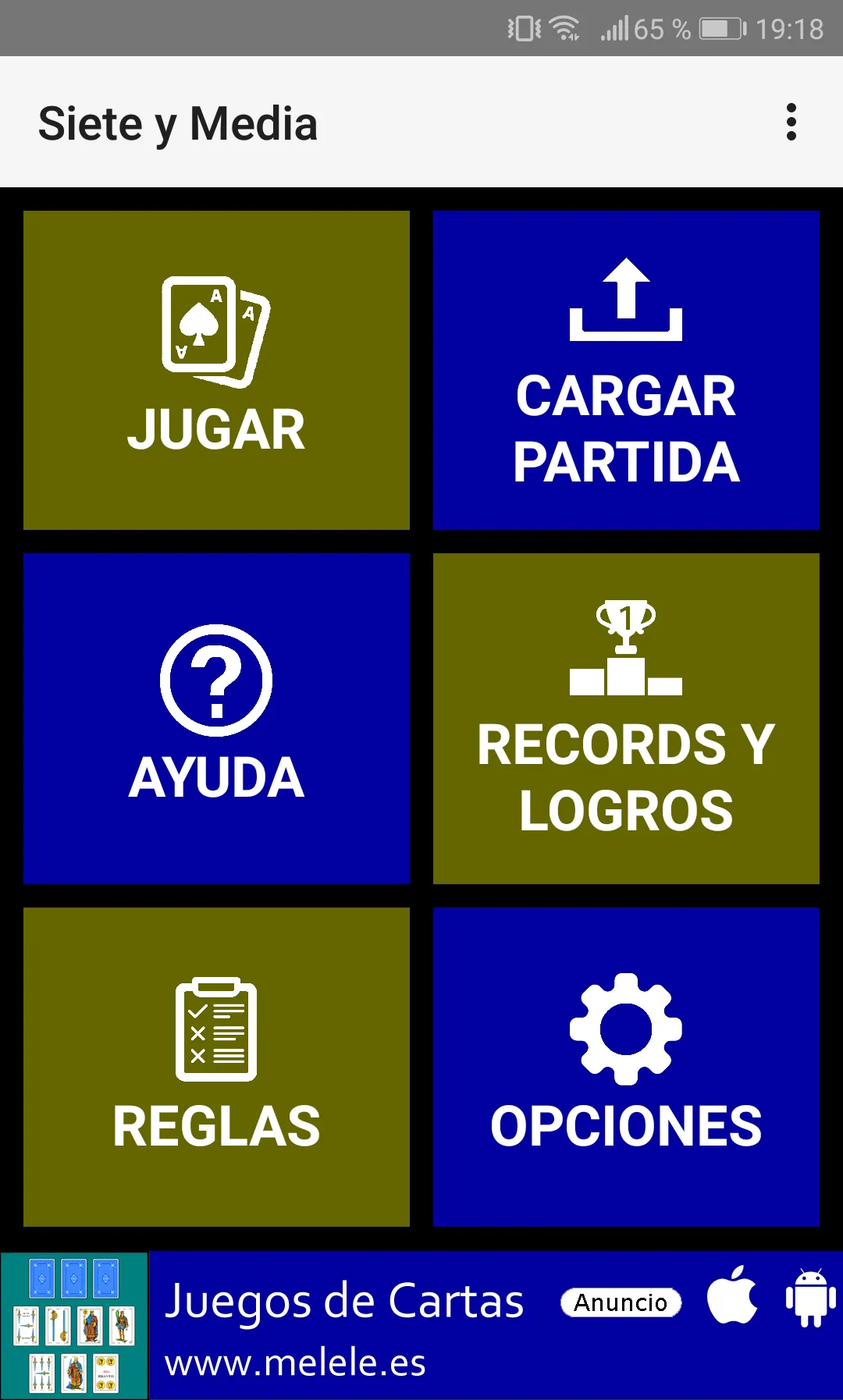 Siete y Media | Indus Appstore | Screenshot