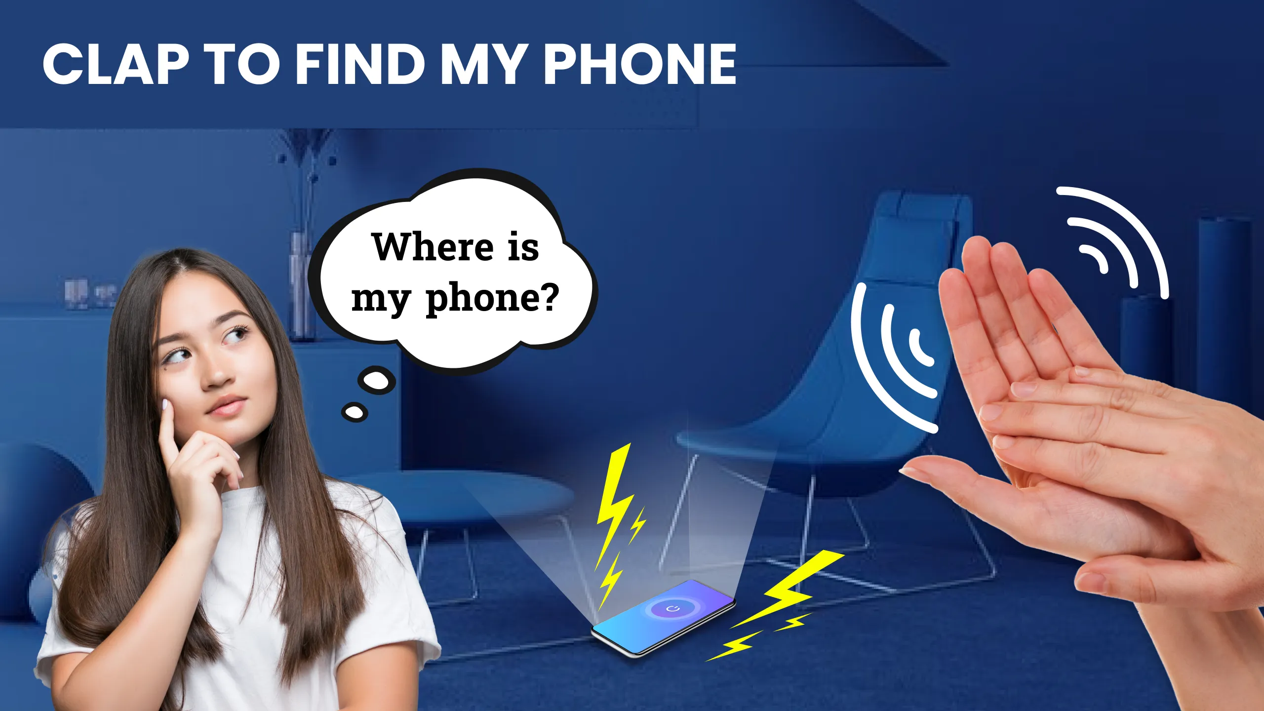 Find My Phone by Clap & Flash | Indus Appstore | Screenshot