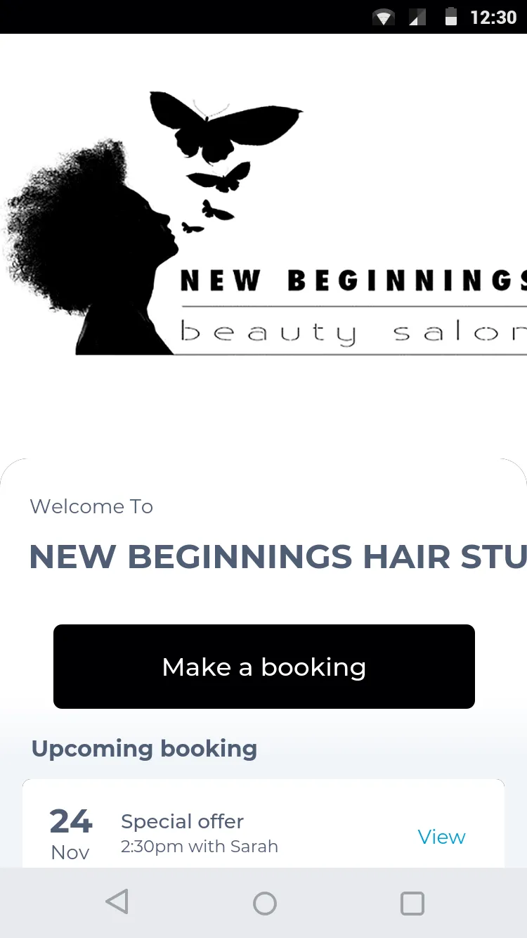 NEW BEGINNINGS HAIR STUDIO | Indus Appstore | Screenshot